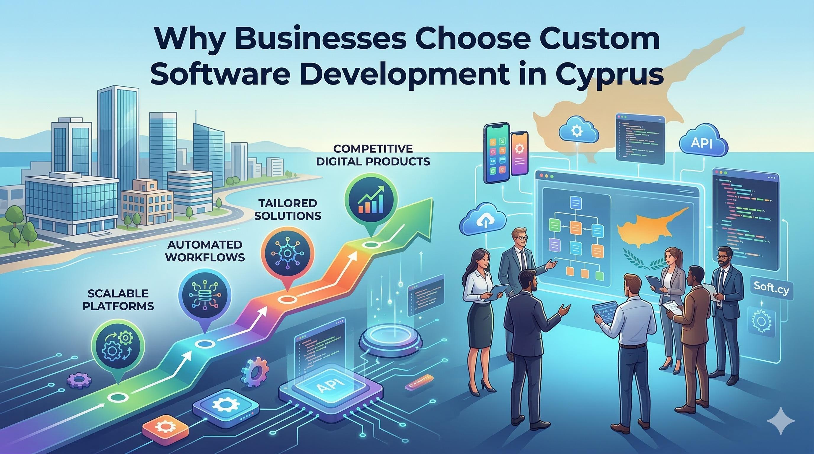 Why Businesses Choose Custom Software Development in Cyprus
